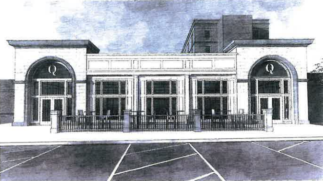 Rendering of Queensbury Hotel Ballroom Expansion