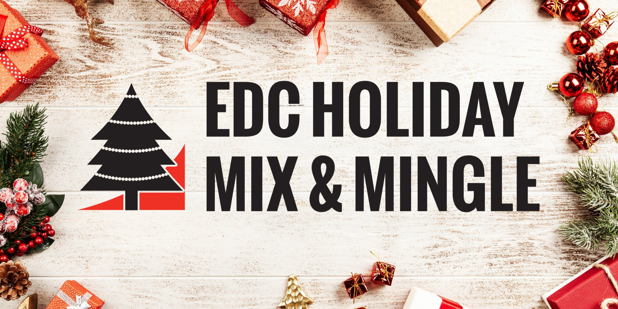 Logo for EDC Holiday Mix & Mingle